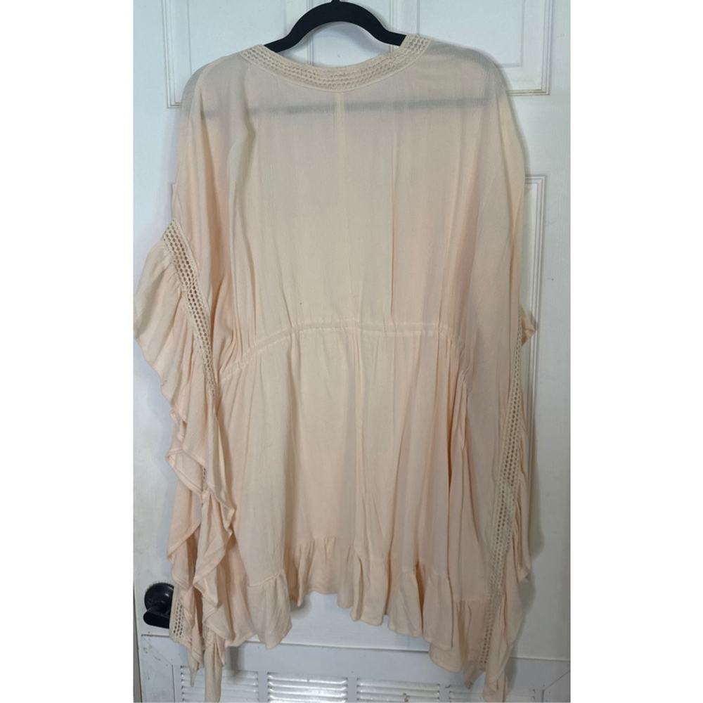 Umgee Beige Ruffle Open Cover S/M - Picture 3 of 4